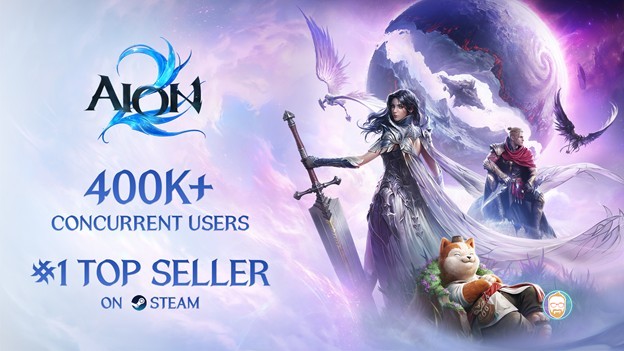 AION 2 rompe récords en Steam con más de 400 mil jugadores simultáneos